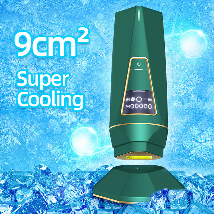 400000 Times 10 GEAR 9cm2 Cooling IPL Laser Handset