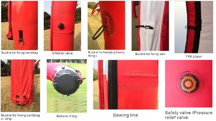 Small And Smart Assemble Outdoor Waterproof Easy Pop Up Inflatable Tent