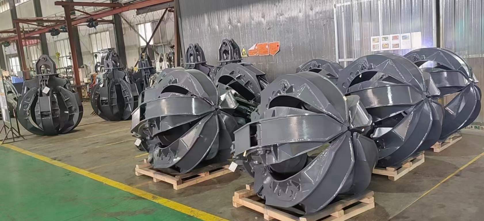 ODM Excavator Grab Bucket 5 Tonne Electro Hydraulic Rotating Crane Grab Bucket