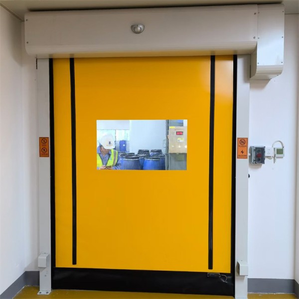 Wind Resistance Grade 5 Industrial High Speed Zipper Door Self Repairing Curtain System for Modern Facilities