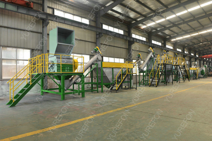 PET Bottle Plastic Washing Recycling Machine With Hot Washer And Friction Washing