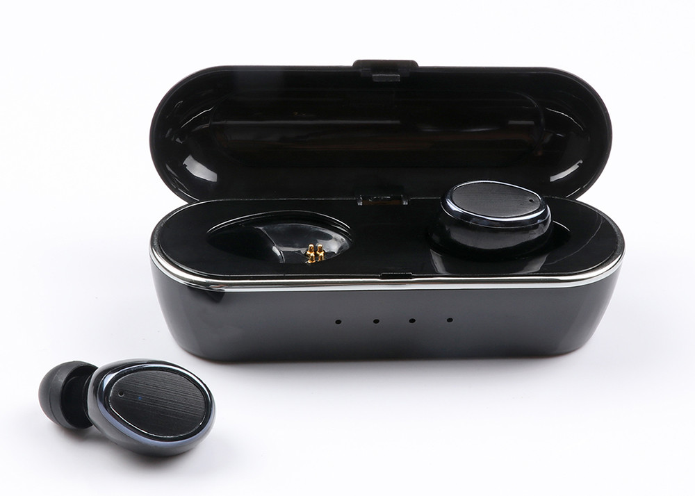 Super Bass True Wireless Stereo Earphones Mini Bluetooth V4.2 Handsfree with Mic