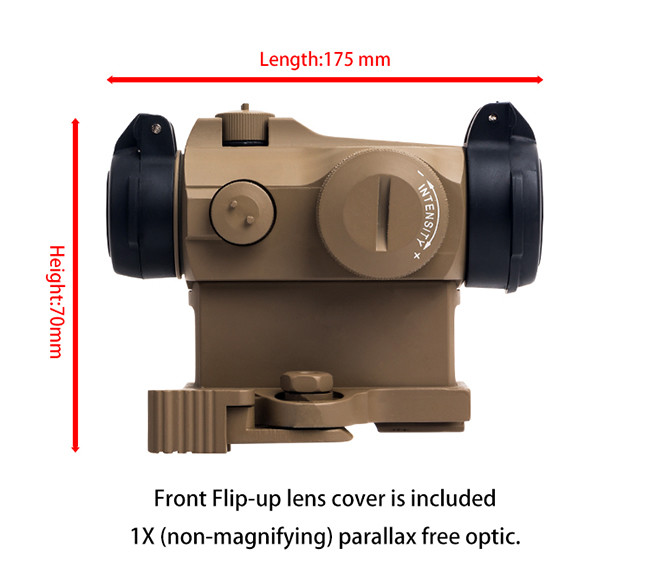 Multi - Layer Anti - Reflex Optical Coating Red Dot Scope With CR1632 or 3V Lithium Battery
