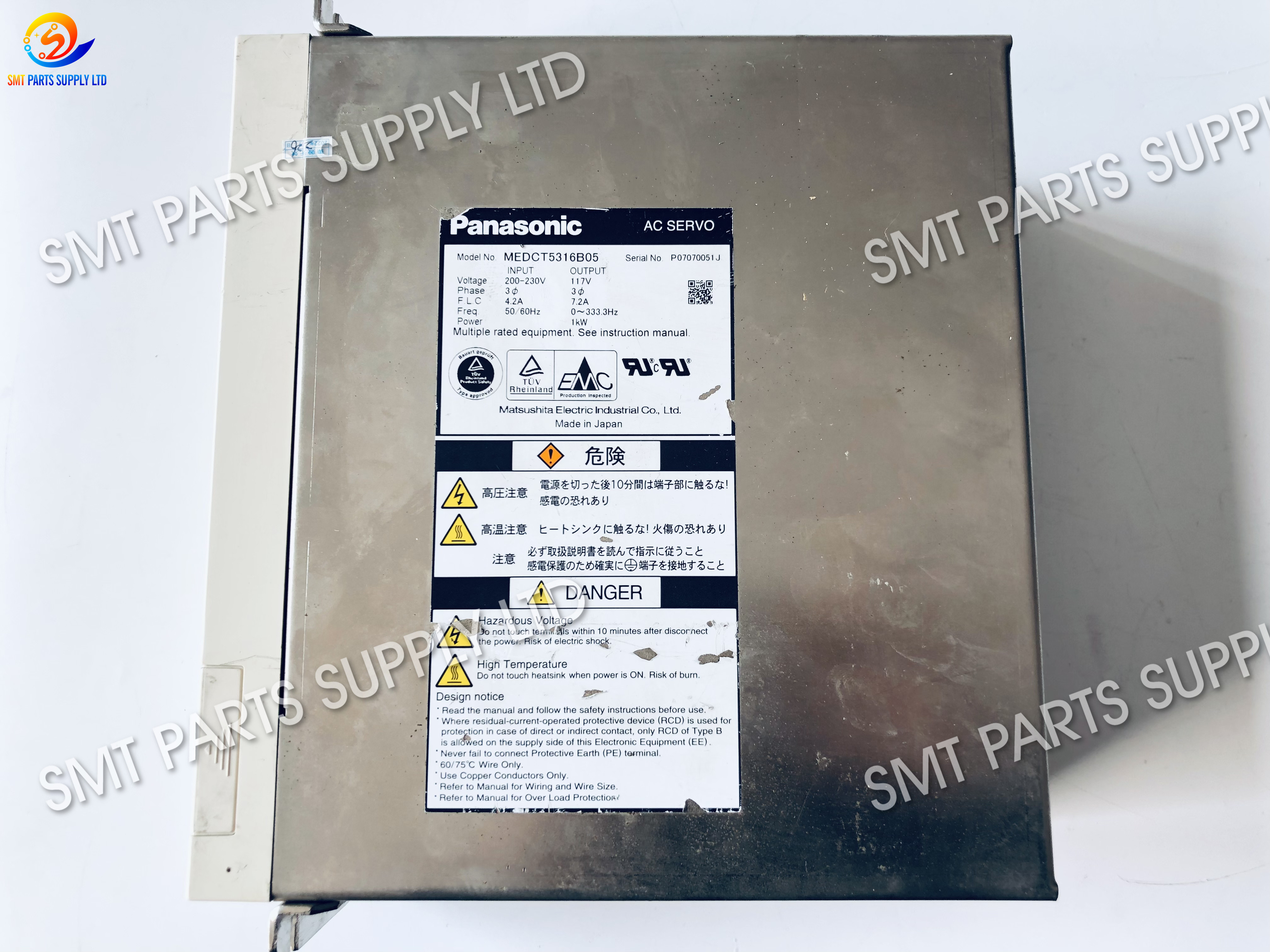 Panasonic KXFP6EKAA00 SMT SP60 machine Axis Y servo motor driver N510005941AA Medct5316b05 OEM To Sell