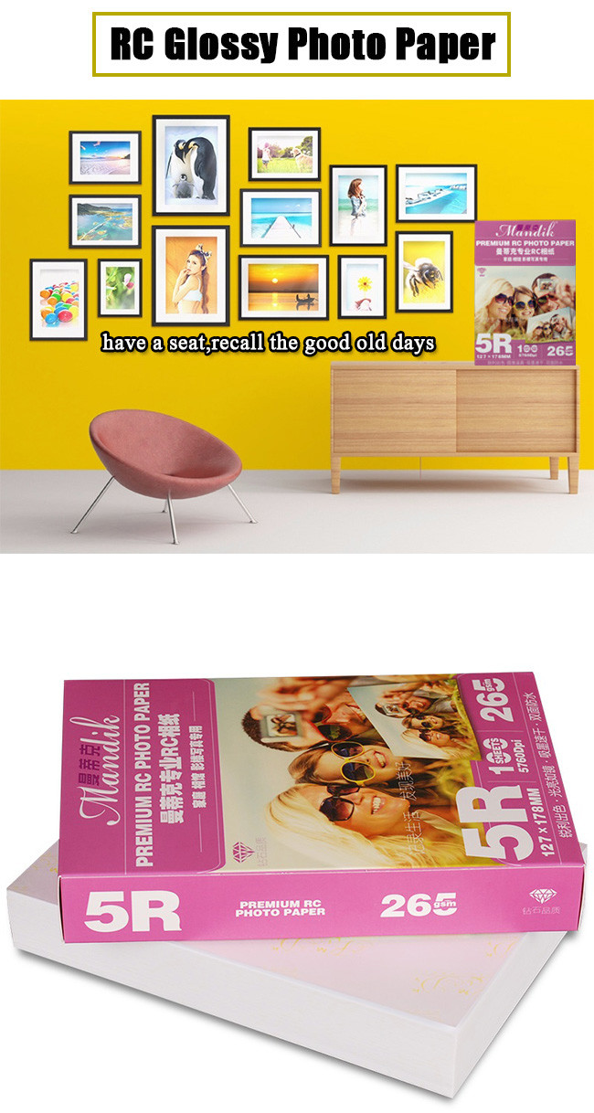 Nano Microporous 5R RC Coated High Gloss Inkjet Paper