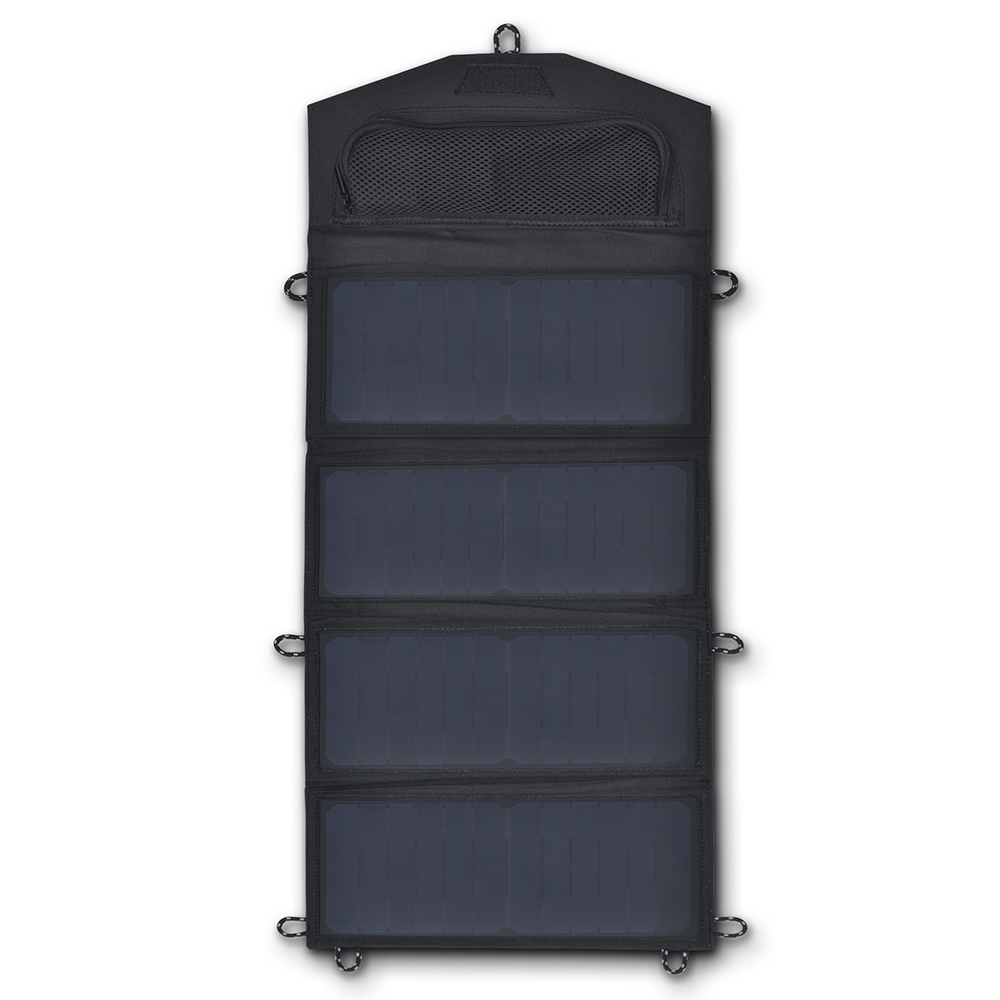 Waterproof Portable Sunpower Solar Panel Charger 28W Foldable Fabric For Camping