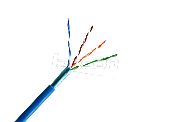 FTP BC PVC HDPE Cat5e Cable AI Mylar With Bare Copper Conductor