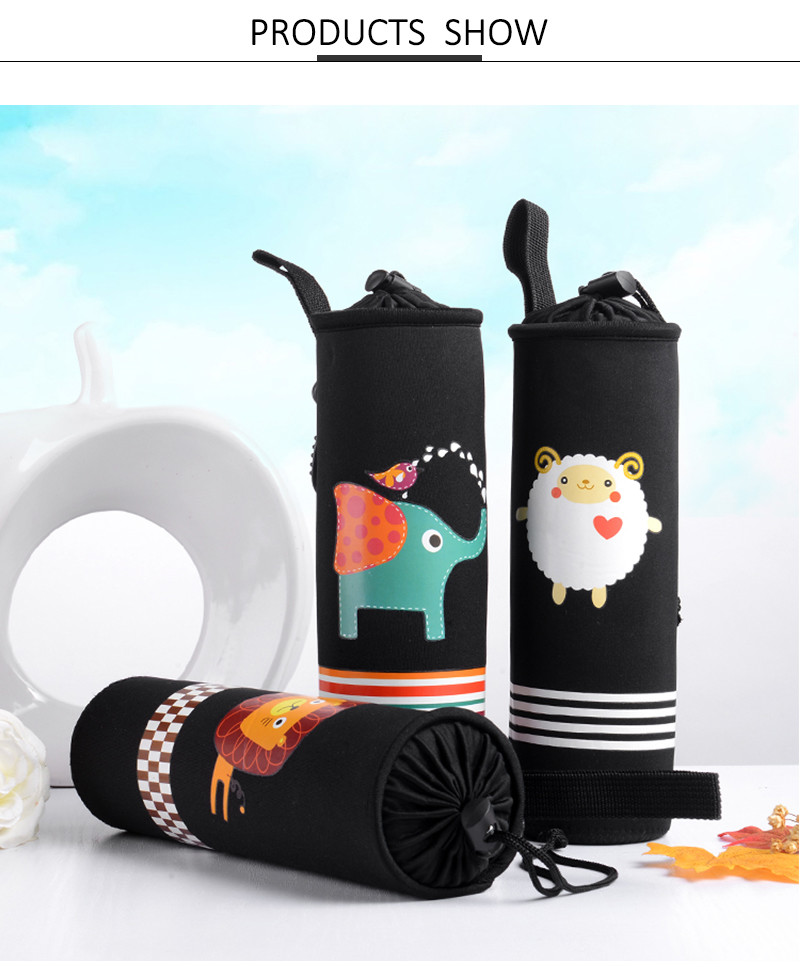 Reusable Insulated Neoprene Water Bottle Sleeve