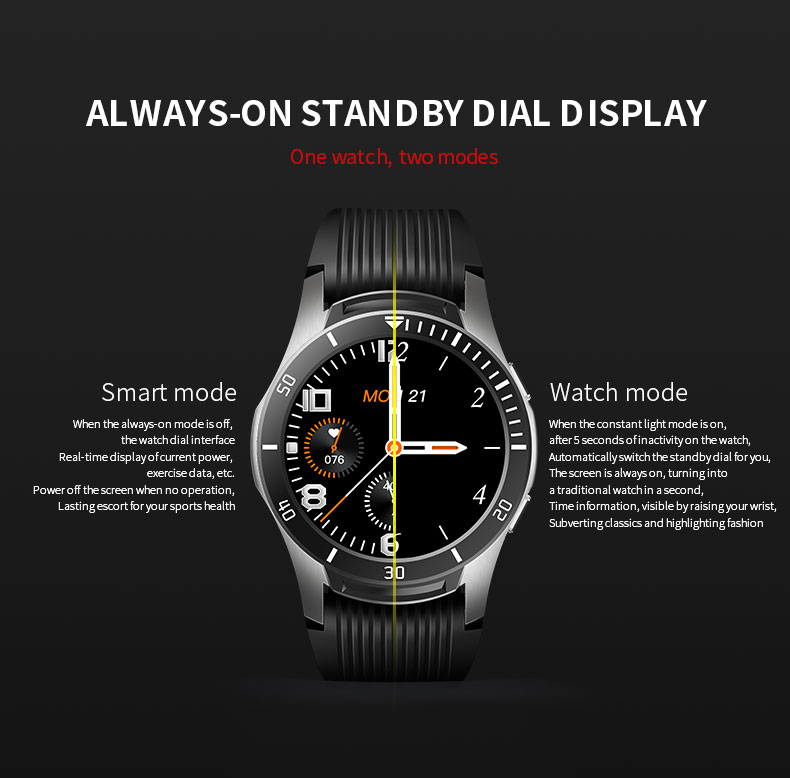 GT107 Smart Watch 1.28Inch circular 240*240 Full Touch Screen Body Temperature Health Band