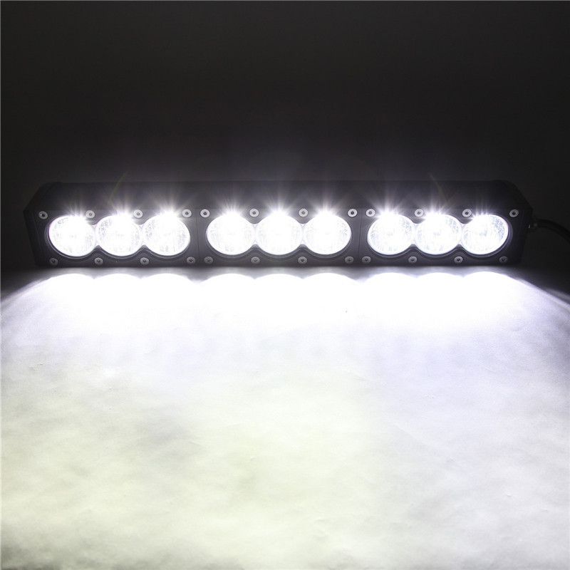 led light bar offroad single row 10W CREE LED PC lens DHCB-L90SDC