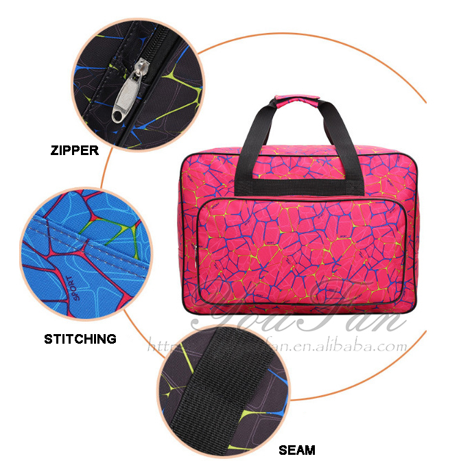 Casual Travel Duffel Bags , Smooth Zipper Closure Carry On Duffel Bag