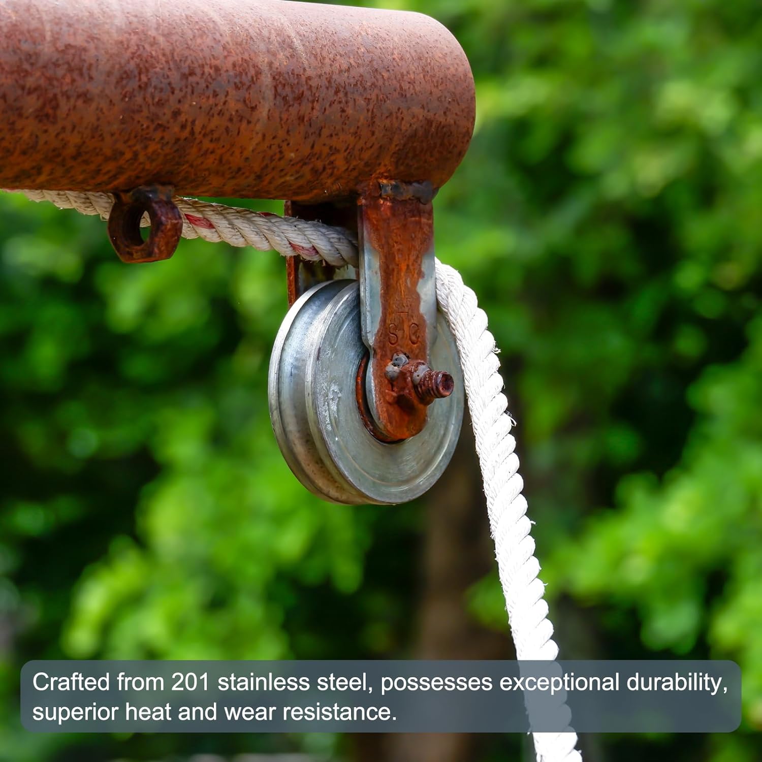 Stainless Steel Sliding Gate Double Bearing Rollers for Inverted Track