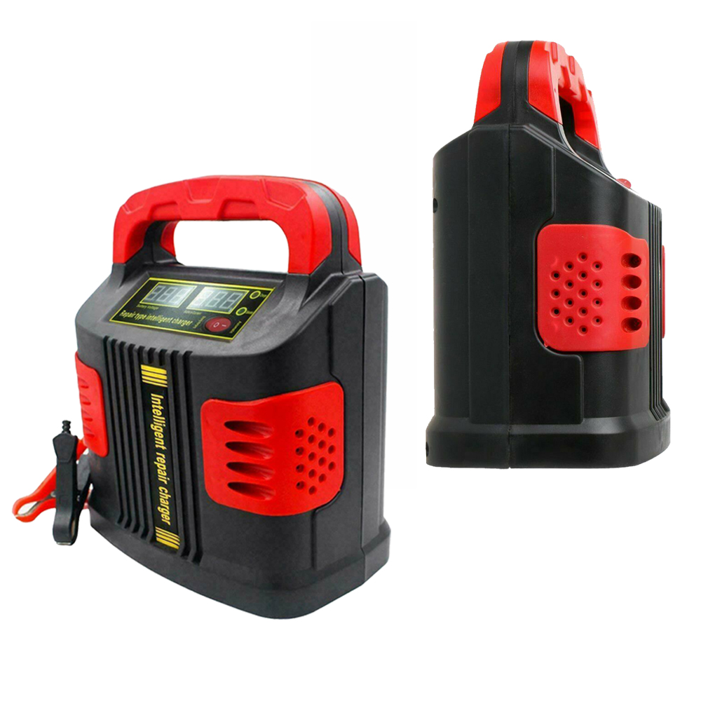 12V24V 12A 6A LCD Display Smart Portable Pulse Repair Automatic Lead Acid Battery Charger for Car Accepting OEM Orders
