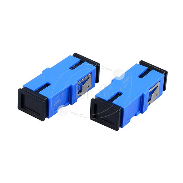 Blue Dulplex Fiber Optic Cable Accessories Adapter For FTTH Network System