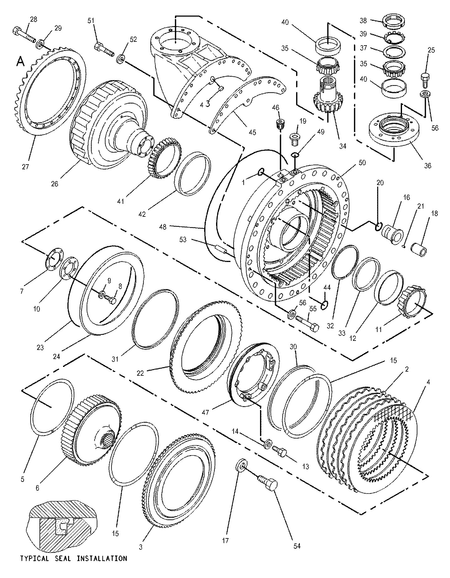 0R-1697 Ring 0R1697 Piston Liner Kit Engine 6Y-3986 Cylinder Liner 6Y3986 Piston