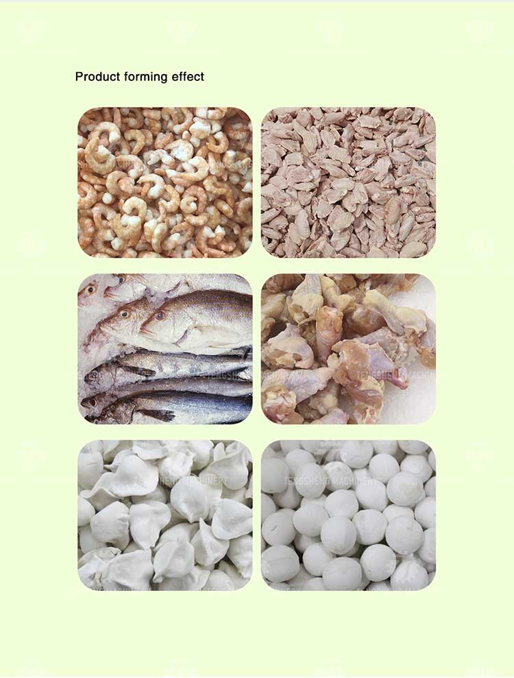 Stainless Steel Air Cooled Rapid Freezer Blast Freezer for Dough Sea Food