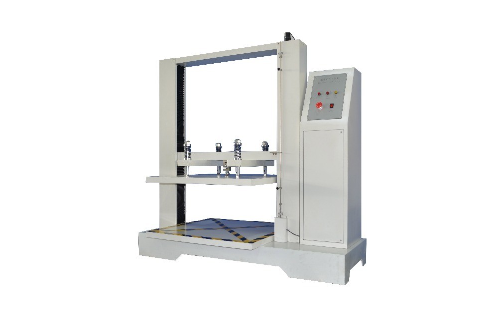 Single - Screen Paper Testing Equipment / Box And Block Stacking Corrugated Carton Compression Test Machine