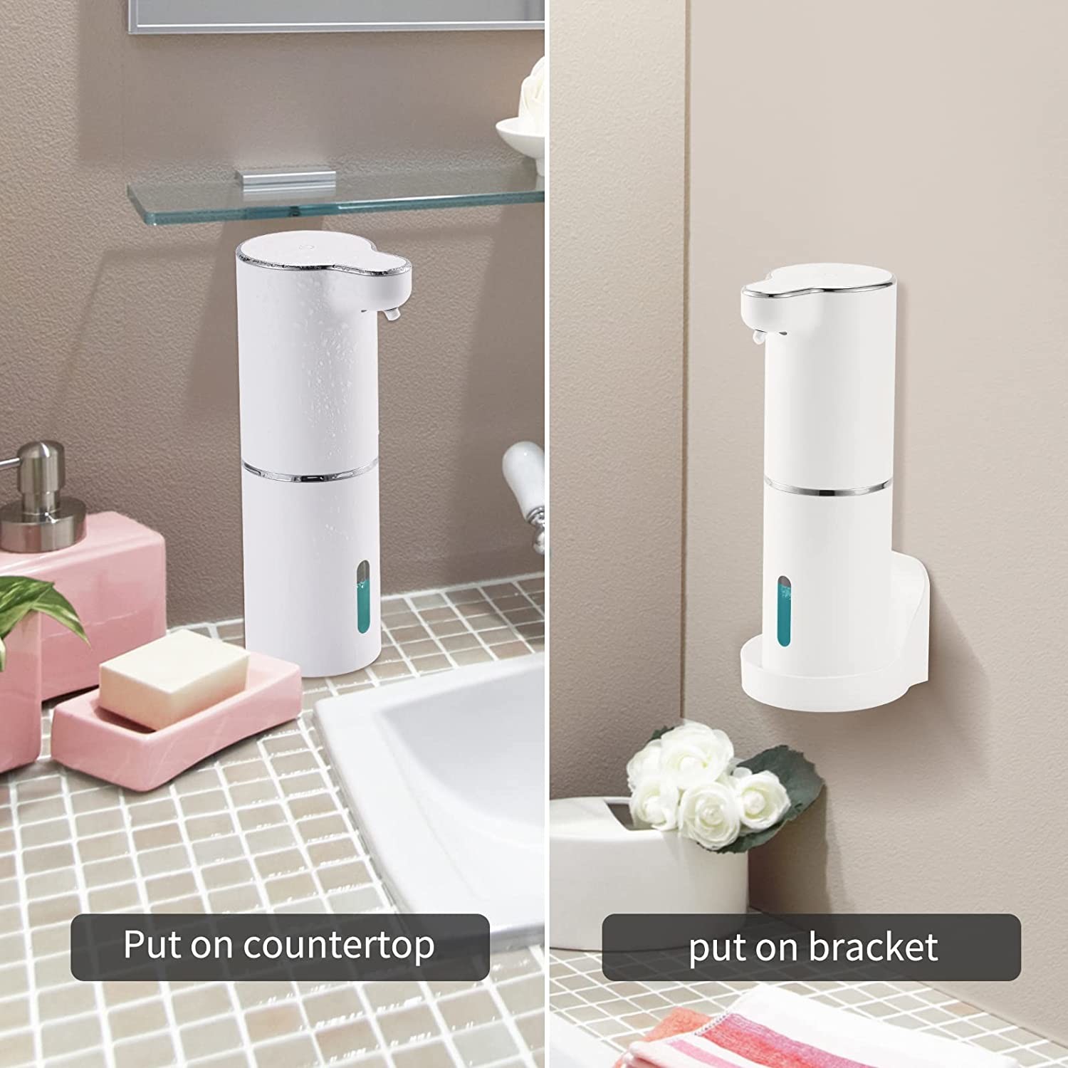 Rechargeable Bathroom Touchless Foam Soap Dispenser For Kids Xmas Gift