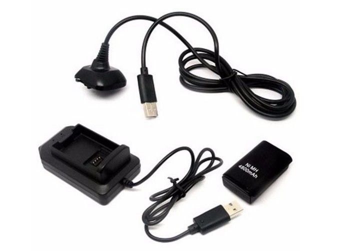 xbox 360 console accessories 5 in 1 USB 4800mAh Battery Pack & Charger Cable Kit For Xbox 360 controller Charger Kit