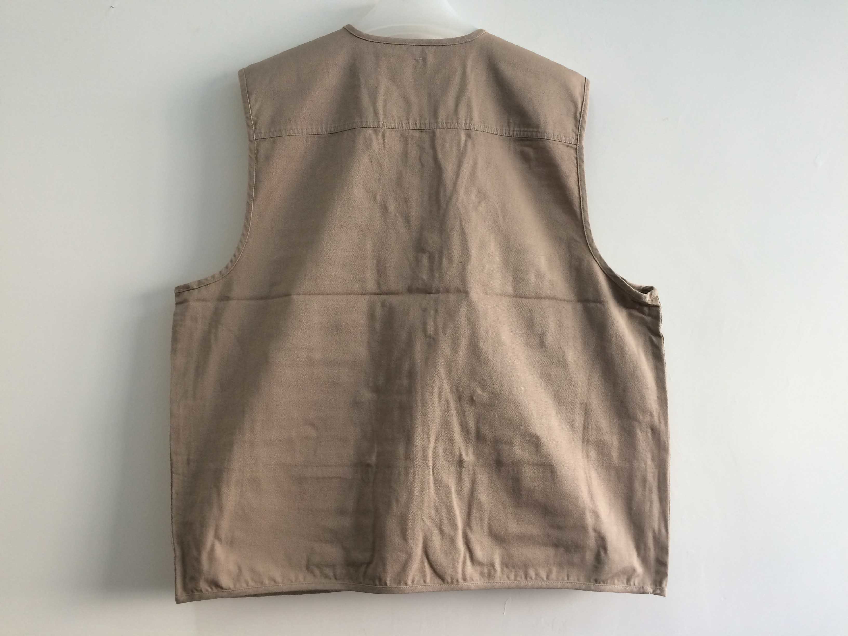 vest, mens vest, mens waist coat in 100% cotton fabric, fishing vest, beige color, casual vest, casual waist coat 014