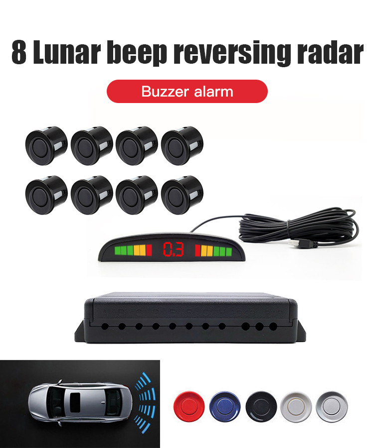 DC12V 36V Parking Radar Sensor System Monitor Detector Sound Alert Indicator System