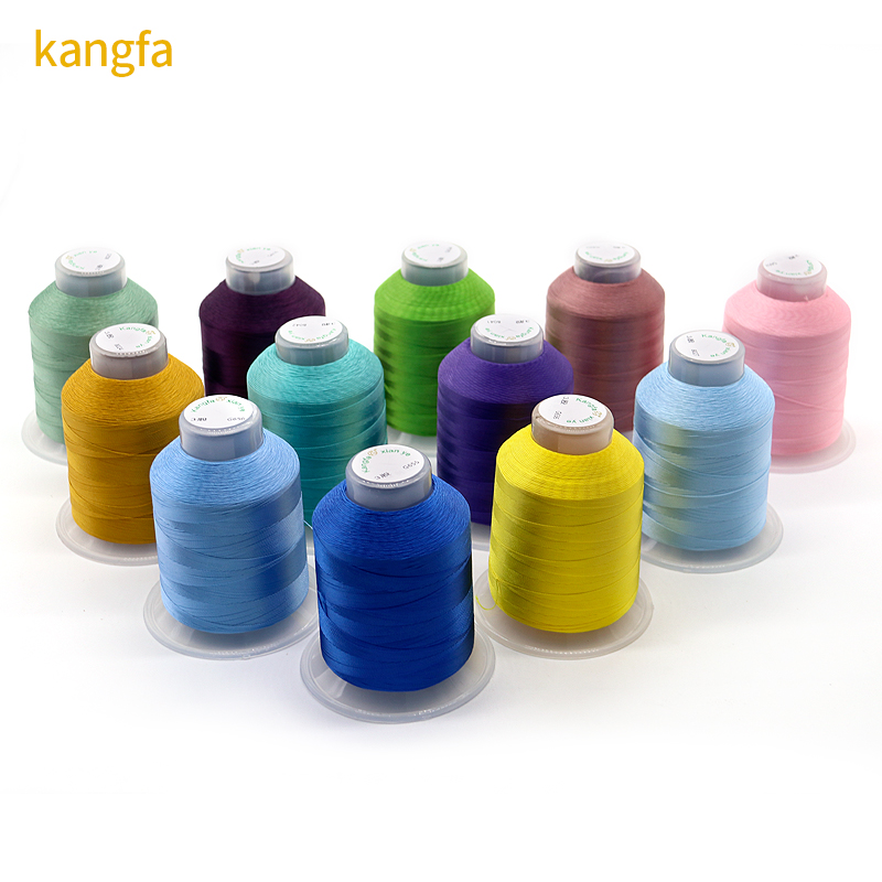 100% Polyester Mercerized Weaving Thread For Leather 210D/3