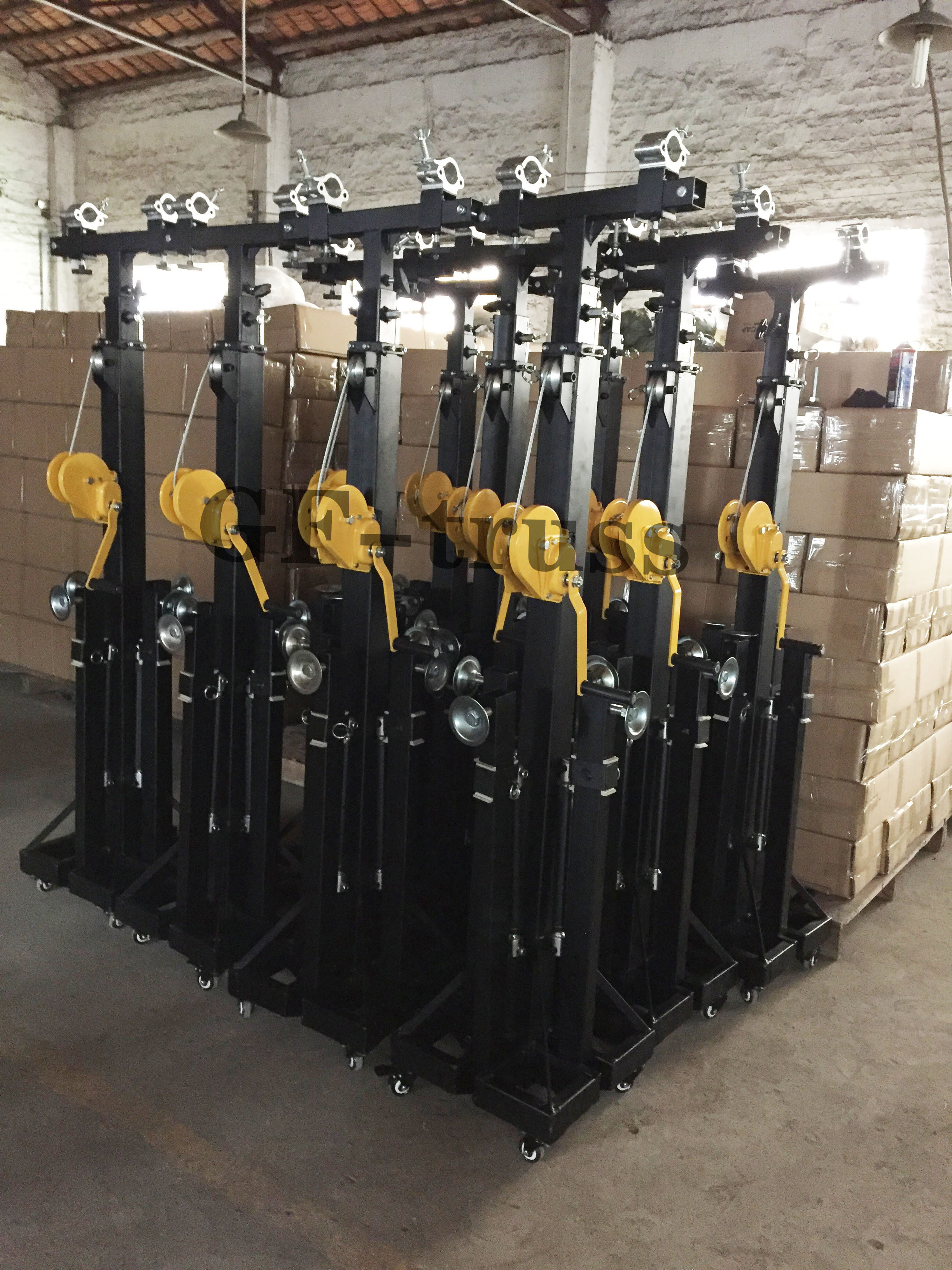 Heavy Duty Truss Lift Tower Crank Lighting Truss Stand for Event