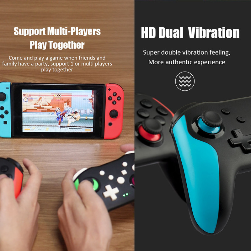 Wireless 2.4G Nintendo Switch Game Controllers Bluetooth 4.0