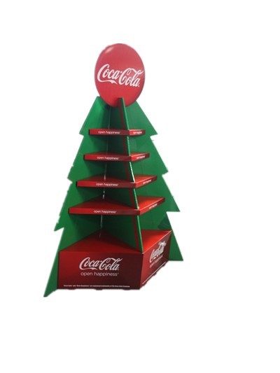 Cola Pallet Display Stands Matte Lamination Surface Customized Logo