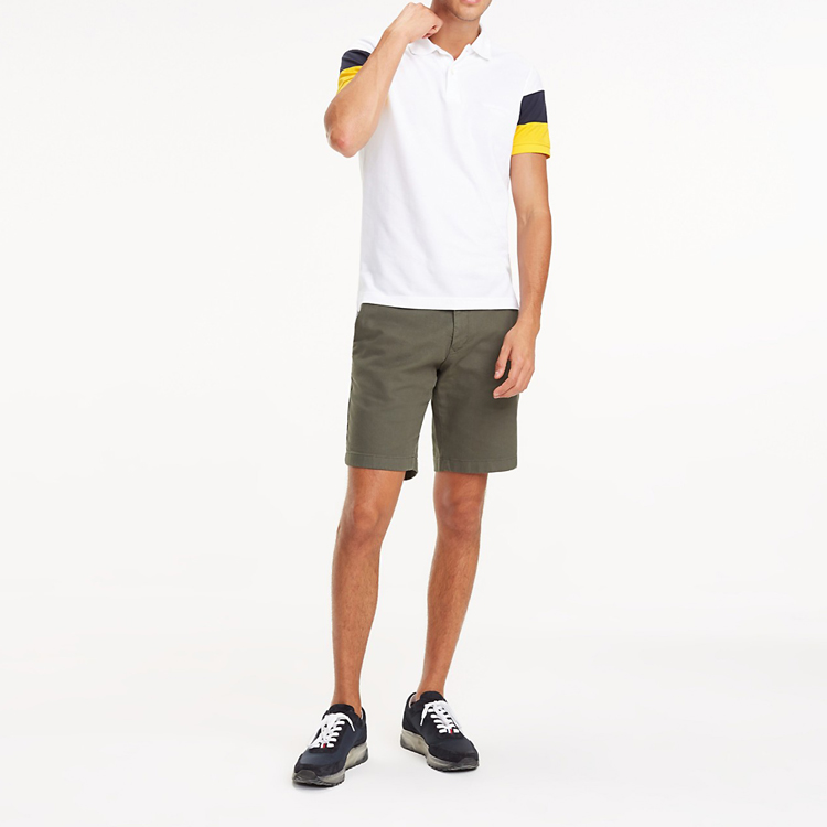 100% Cotton White Mens Polo Style Shirts Fashion with Blank Private Label