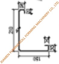 Vertical Post Container House Roll Forming Machine Stable Customized