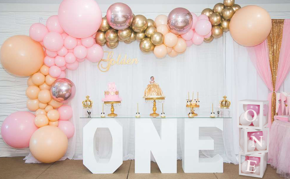 1st birthday box decorations