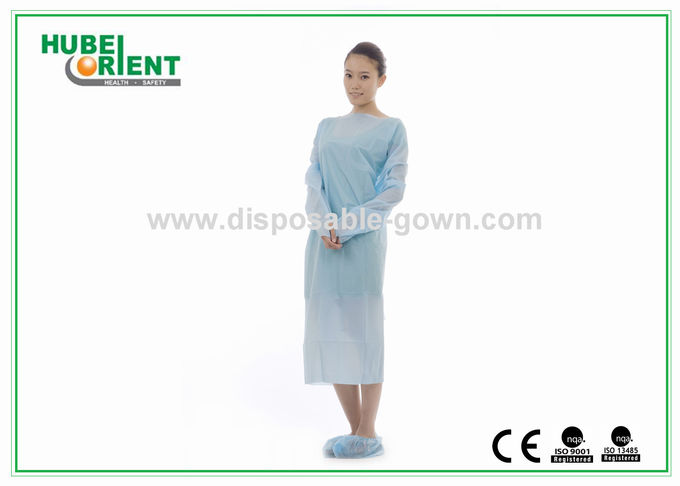 Dust Prevention L XL Disposable CPE Gown For Personal Care