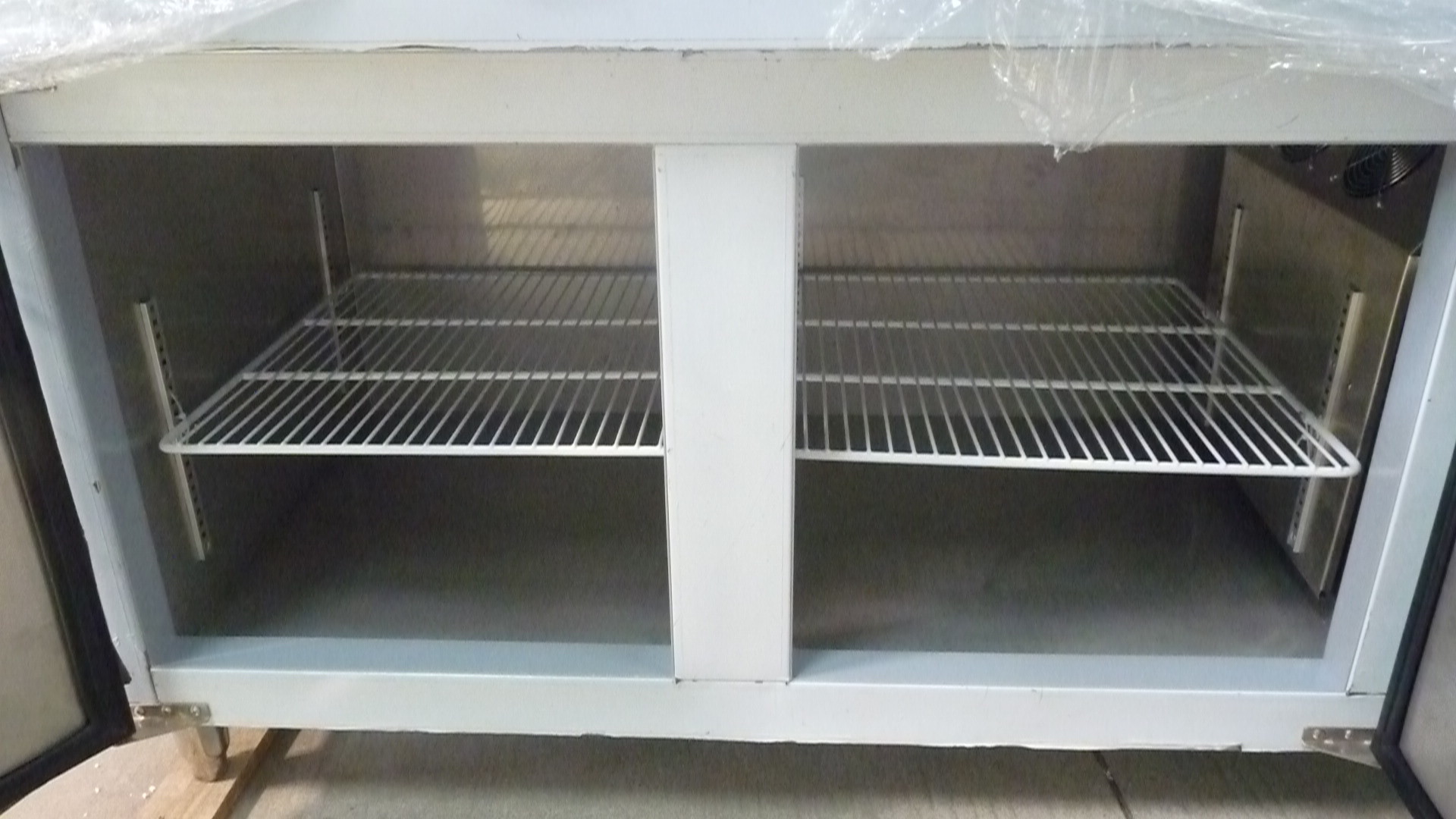 2 Doors Stainless Steel Under Counter Fridge For Kitchen Restaurant