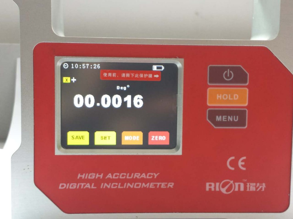 CE 30deg Night Vision Dual Axis Digital Protractor 32 Bit Microprocessor High Precision