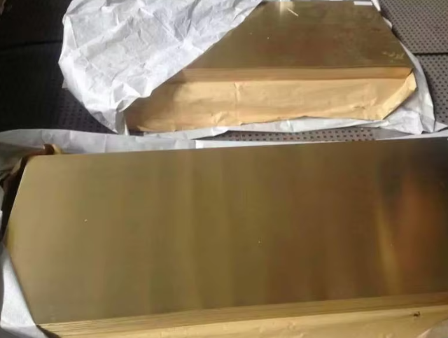 Industrial Brass Sheet Polished For Welding Bending Cutting Applications 0.1mm-200mm