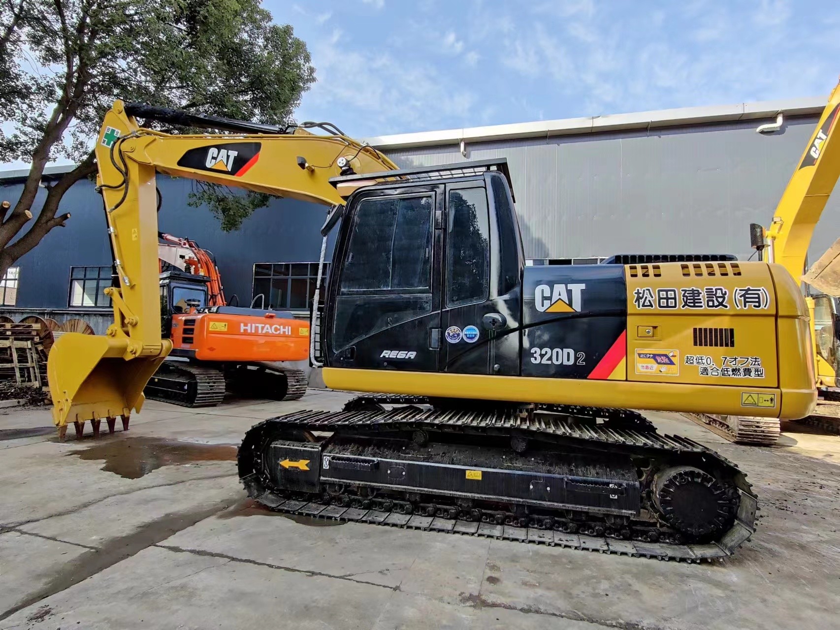 6 Cylinders Used CAT Excavator With Original Color For Caterpillar CAT 320D