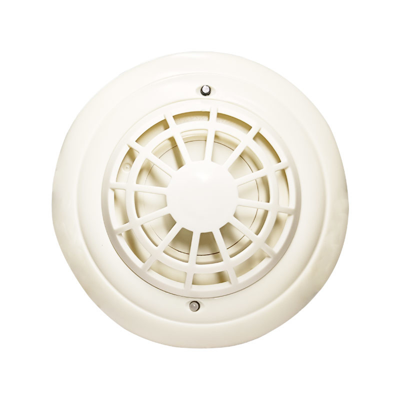 DC12/24V Power Cabinet/Machine Room 4-Wire Smoke Heat Detector With Relay Output for Industrial Control Equipment