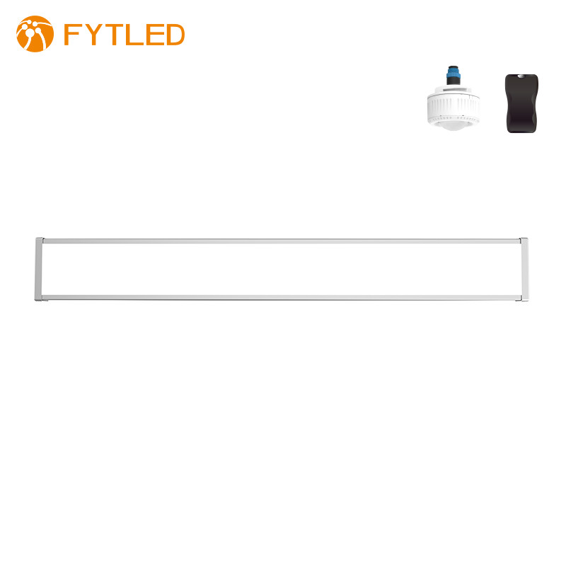9600LM PIR Motion Sensor Linear LED High Bay Lights , High Bay Emergency Lighting