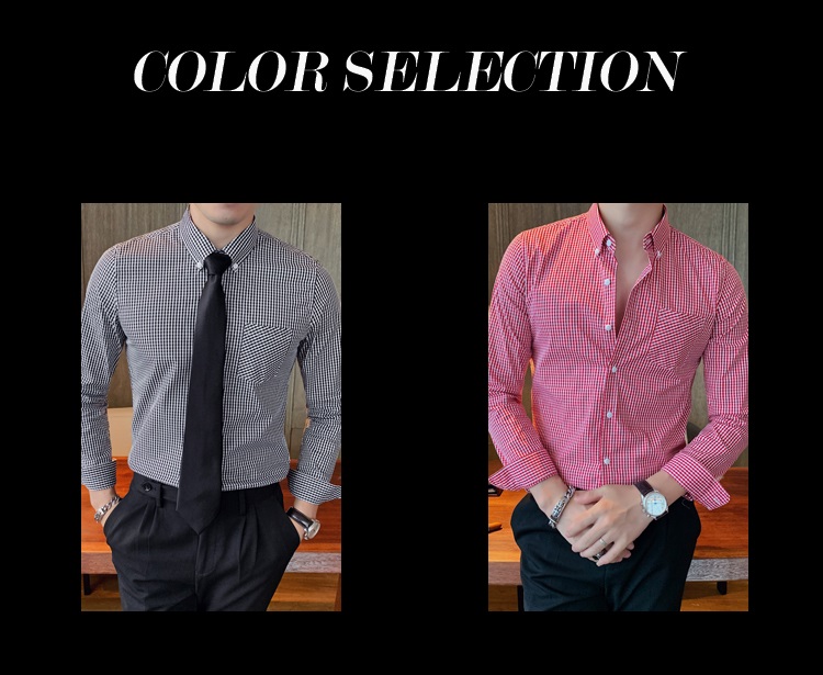 Custom Polyester Solid Cotton Formal Shirts Long Sleeve Slim Fit For Men Professional