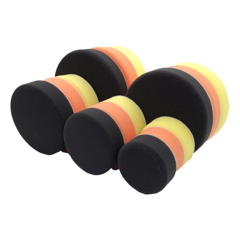 Microfiber 6 Inch Customized Car Polishing Pads In Medium Heavy Grades