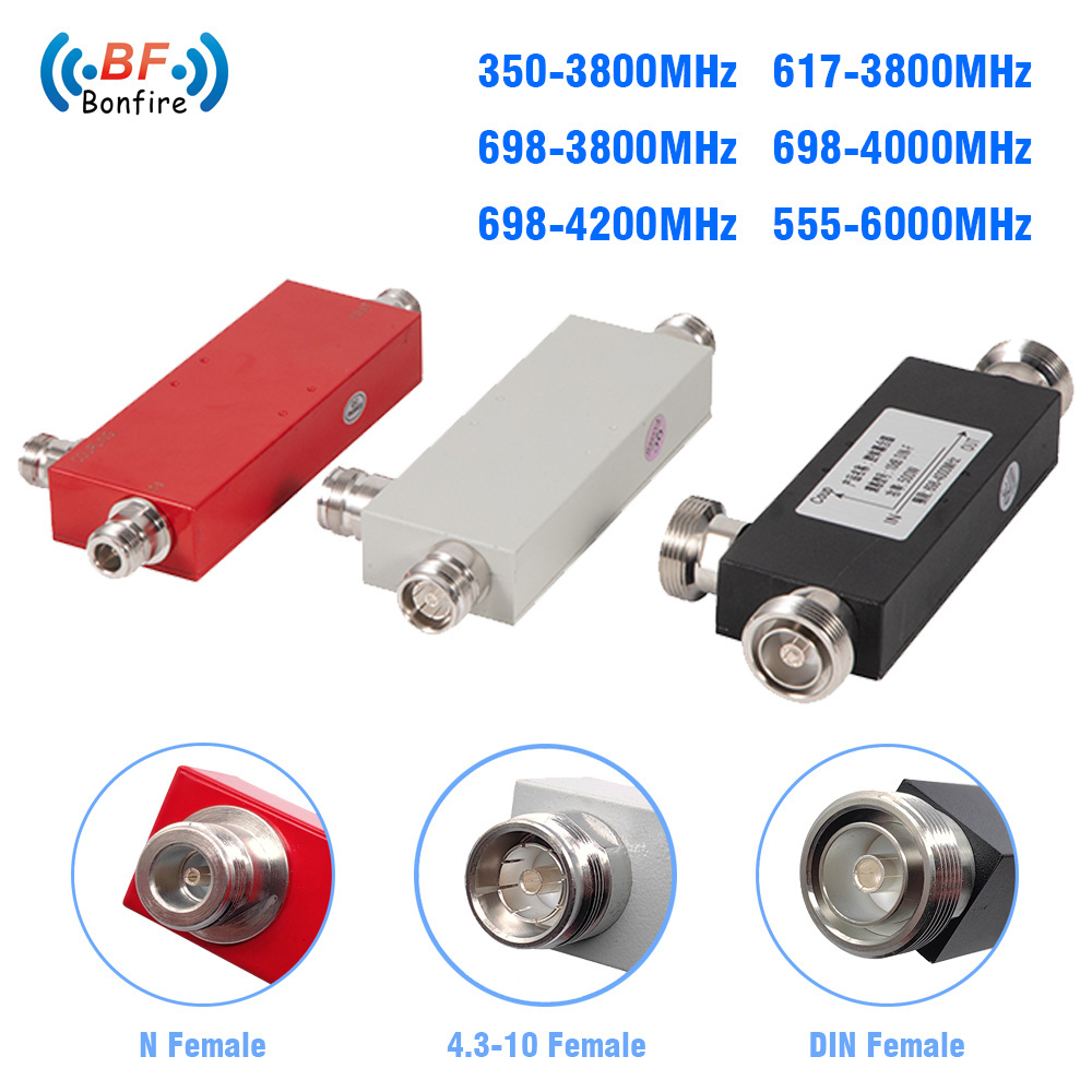 1-6GHz 5dB-30dB 698~2700MHz RF Coaxial Directional Coupler with N-Female Connector