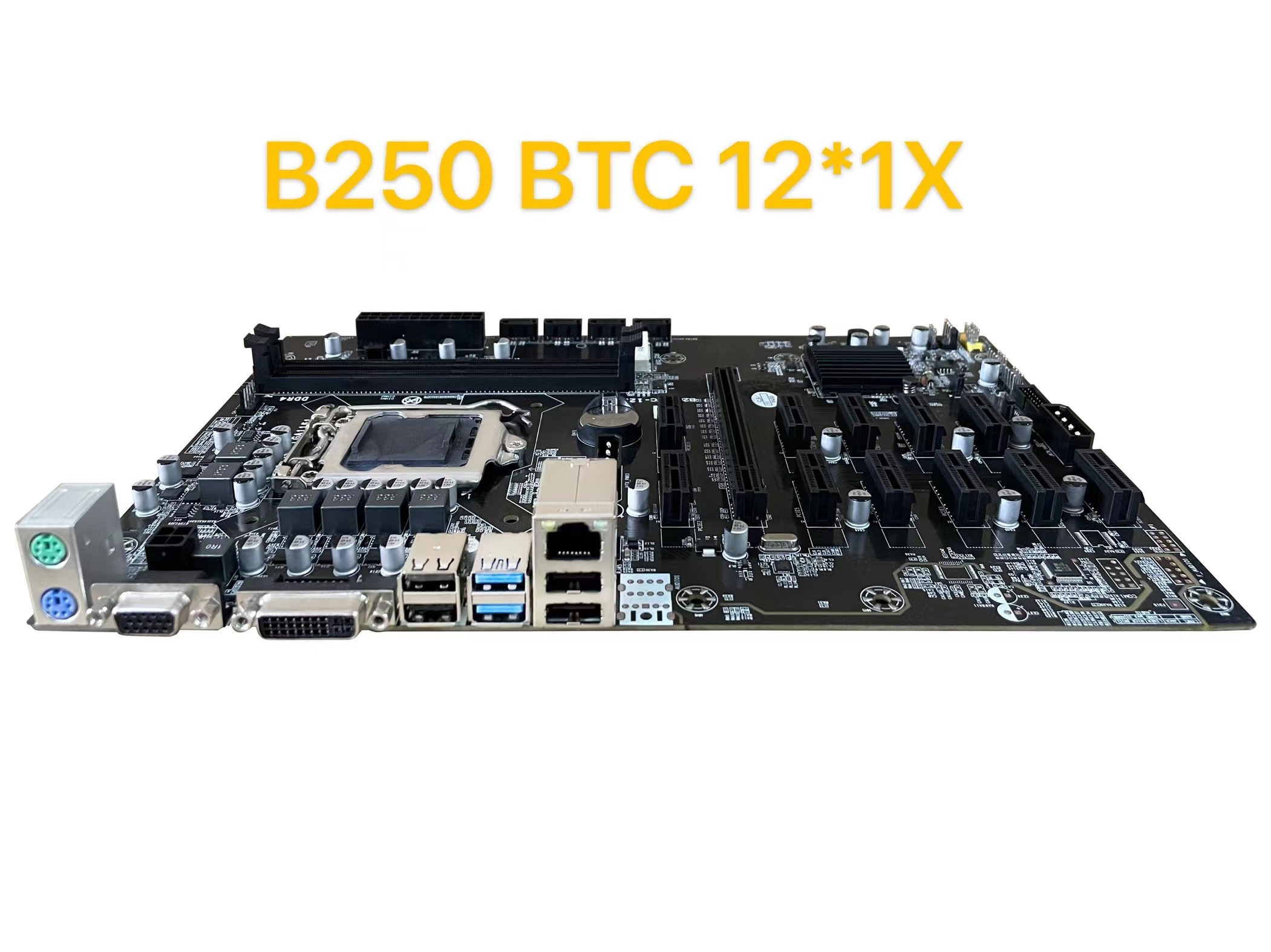 Desktop Mining Mainboard B250 16GB I6 I7 I8 I9 Processors 2 DDR4 DIMM