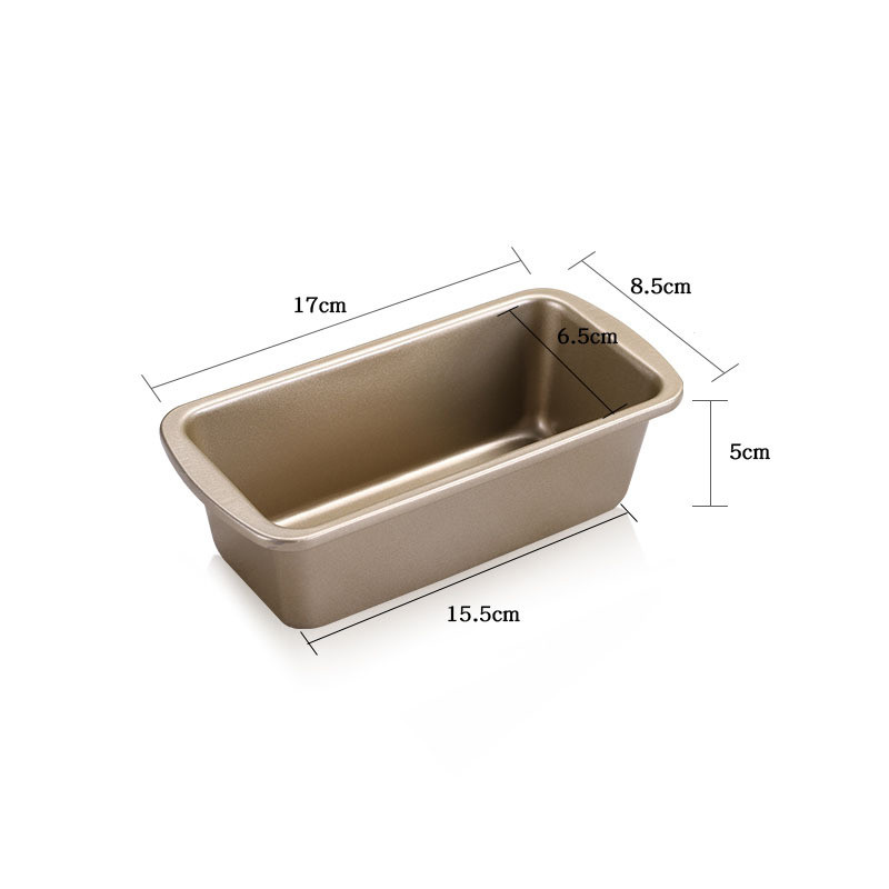 Customized Perforated Toast Bread Baking Mold Medium Loaf Pan 21*8.5*5.3cm