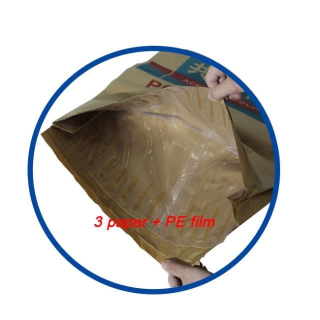 Dispersible Polymer Powders Heat Seal Paper Bag Customized 25kg 50kg