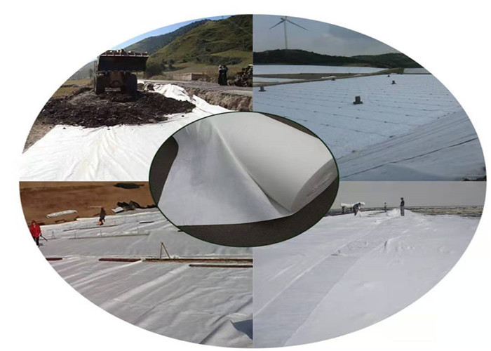 High Strength White 100 meters Needle Punched Geotextile