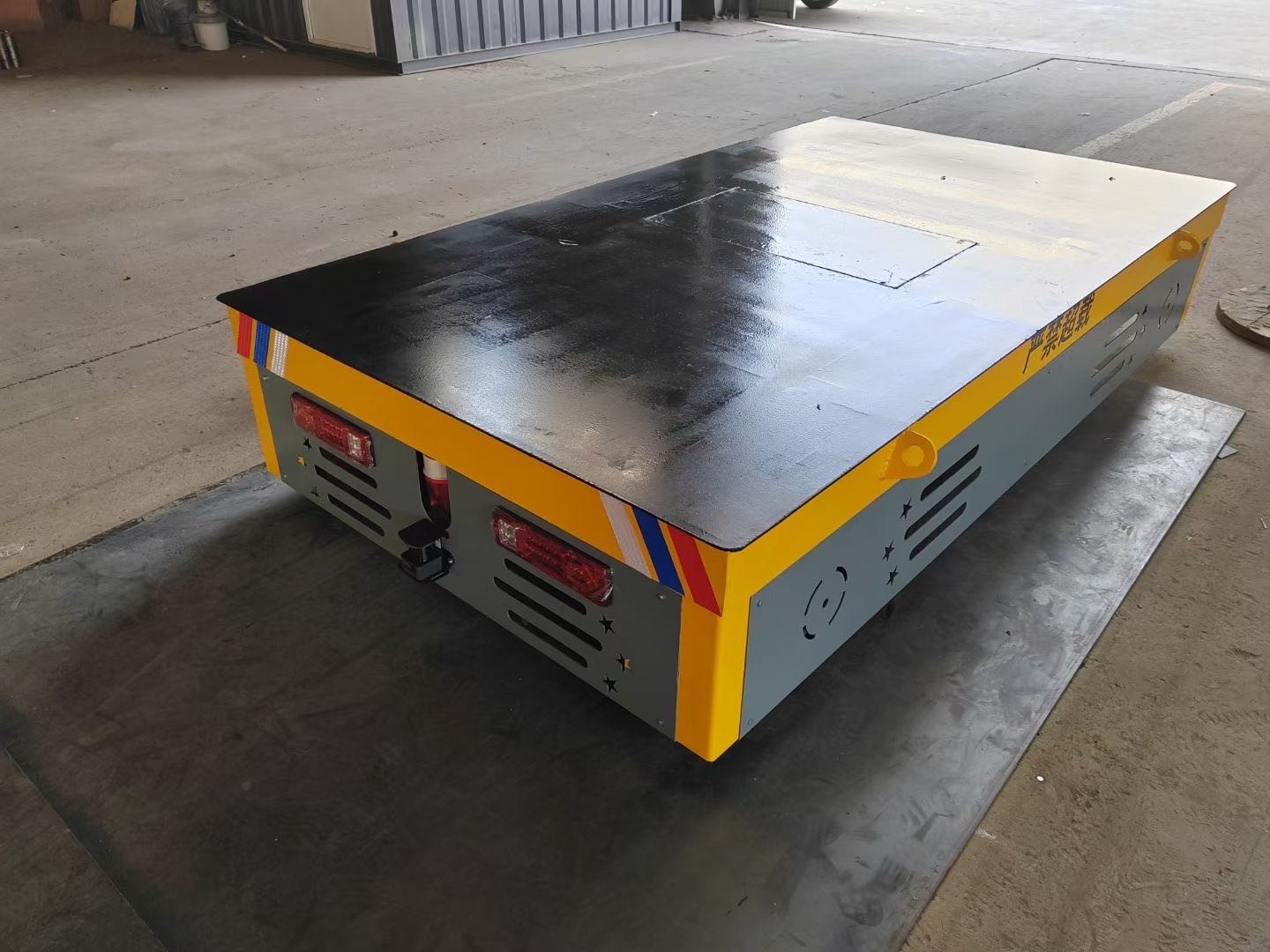 Steel 3t Electric Transfer Cart Remote Control System High Running Distance 50-500m