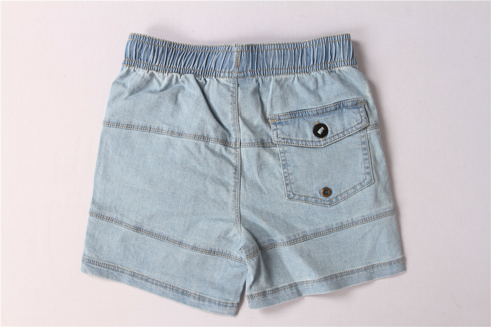Light Blue Junior Kids Denim Shorts 95% Cotton 5% Spandex