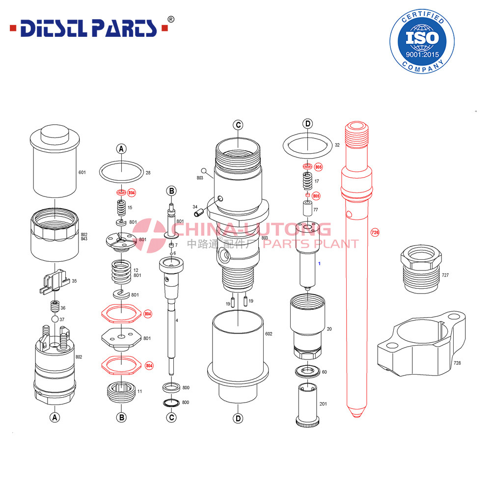 fit for denso diesel common rail 0 445 120 231 injectors man common rail injectors