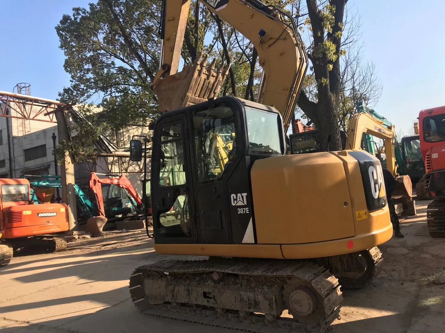 307E Used CAT Excavator Fuel Efficiency Used Hydraulic Excavator 2017 Year
